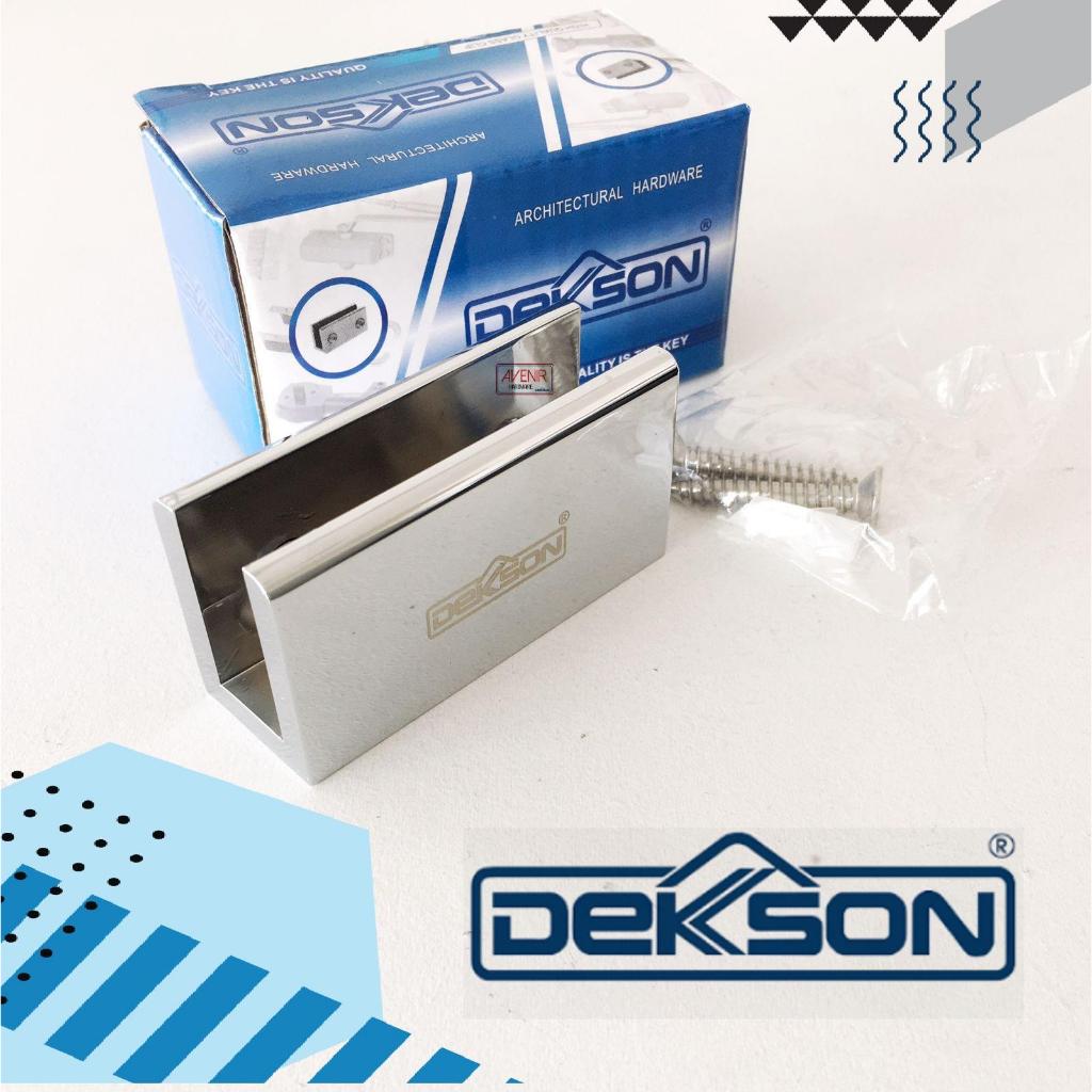 Glass Clip U800 Dekkson Klip Kaca Lantai Dekson