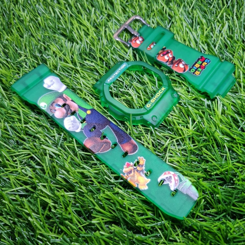 BNB BEZEL STRAP G-SHOCK DW-5600 DW-5700 GWX-5600 CUSTOM LUIGI GREEN