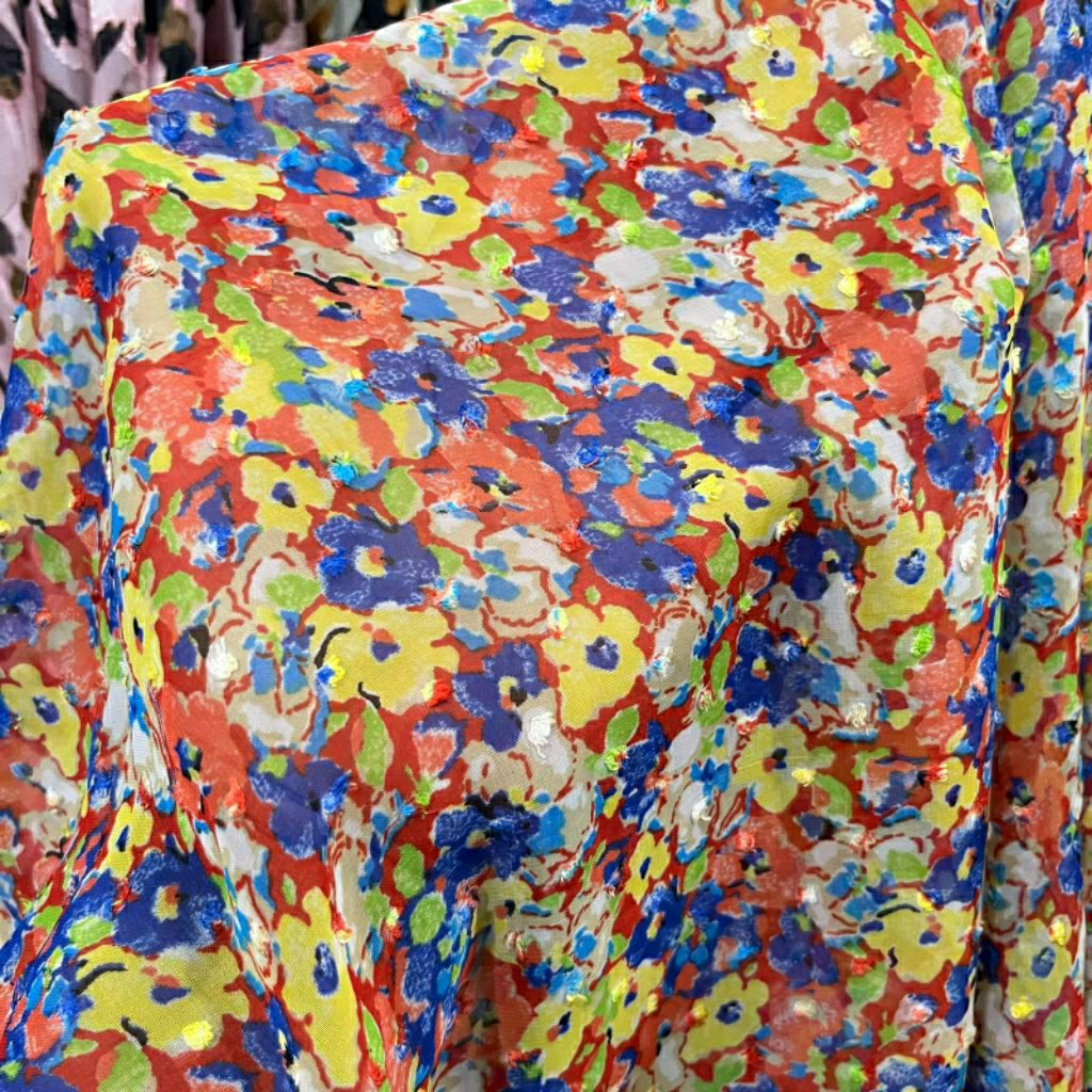 KAIN SIFON URAGIRI PREMIUM MOTIF BUNGA KECIL - KAIN SIFON RUBIAH MOTIF KEMBANG KECIL - BAHAN KAIN SI