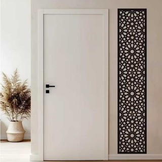 Hiasan Dinding Krawangan Mushola Bentuk Persegi Panjang | Dekorasi Ornamen Krawangan Musholla | Lase