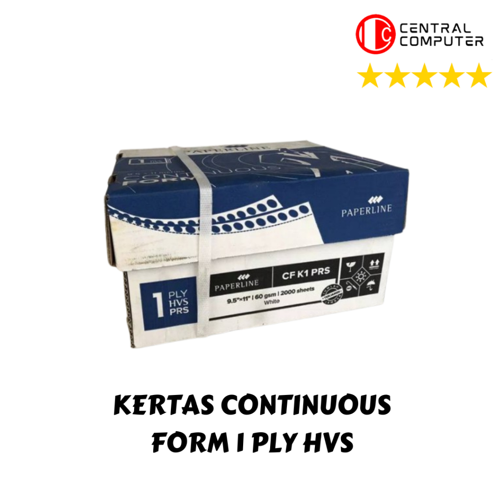 

PAPERLINE CONTINUOUS FORM 1,2,3,4 ply PAPERLINE HVS/NCR PRS 1000 set