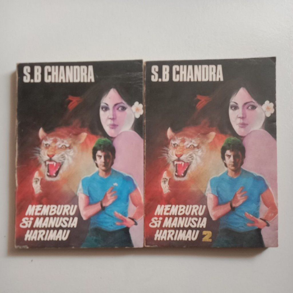 Cerita Silat MEMBURU SI MANUSIA HARIMAU SB CHANDRA Original Bekas Baca Deskripsi