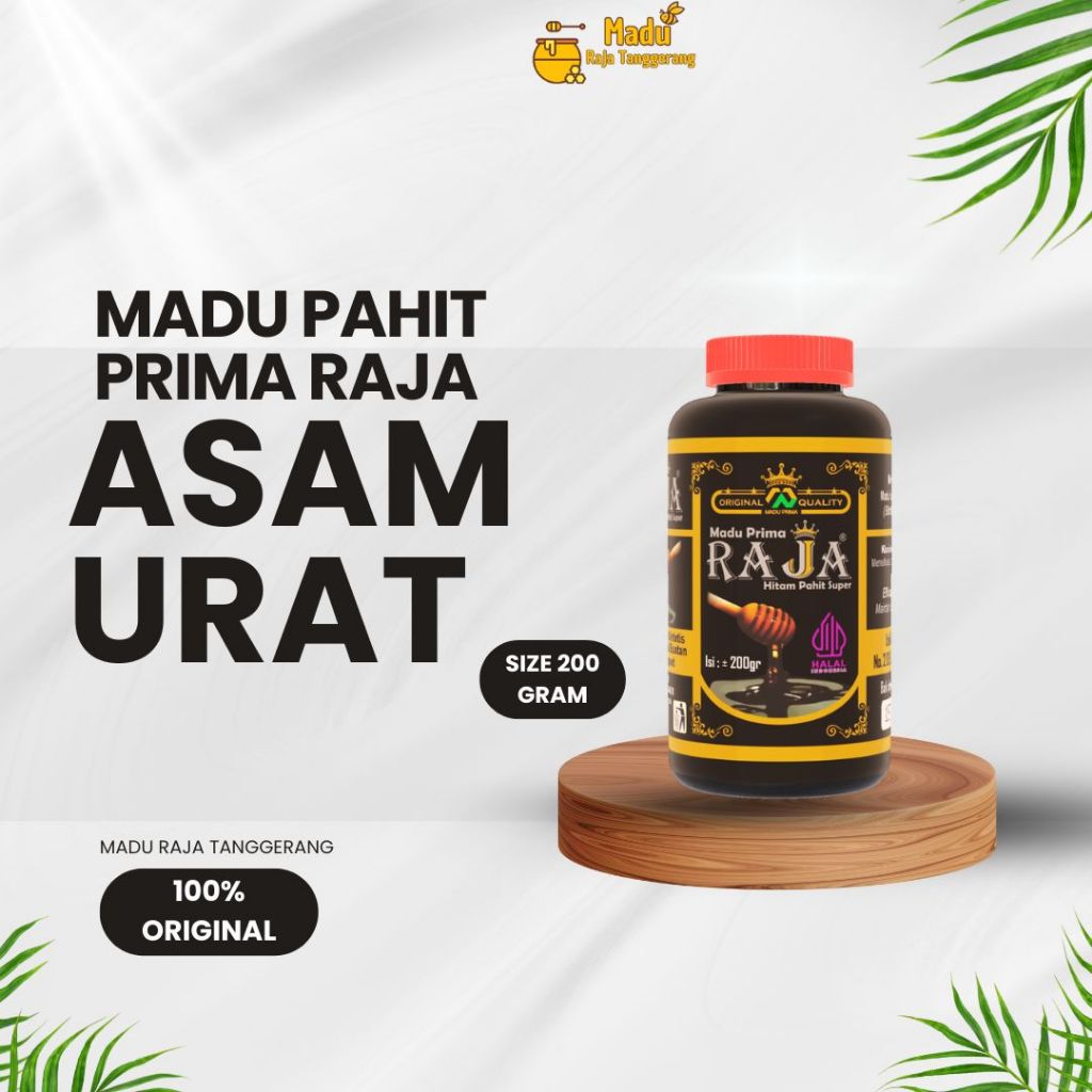 

Madu Asam Urat Pahit Prima Raja | Original Obat Asam Urat Dan Nyeri Sendi 200gram