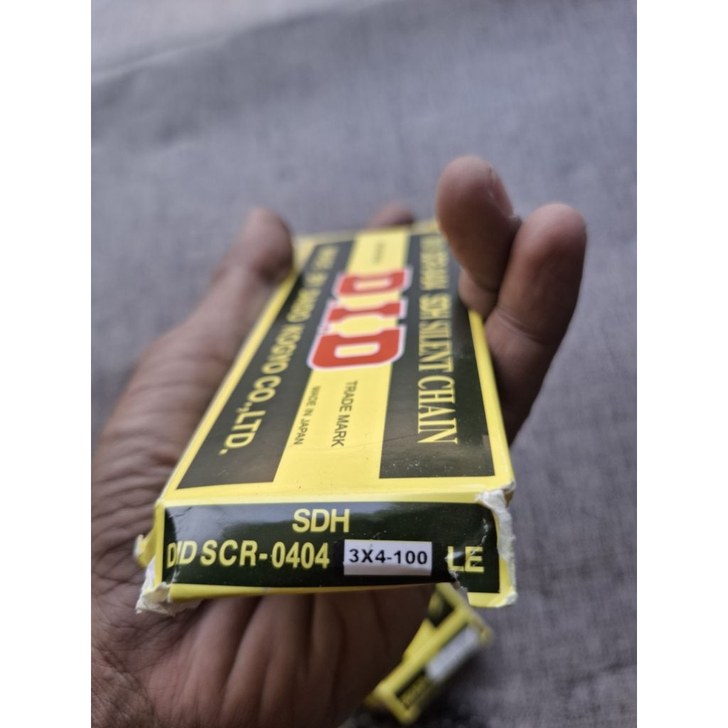 RANTAI KAMPRAT KETENG MEGAPRO  TIGER DID JAPAN 4 LAPIS 3X4 100 102 MATA