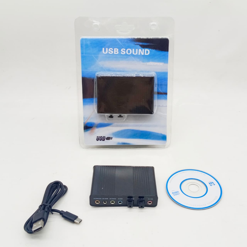 PROFESSIONAL USB SOUND CARD 6 CHANEL 5.1 OPTICAL EXTERNAL