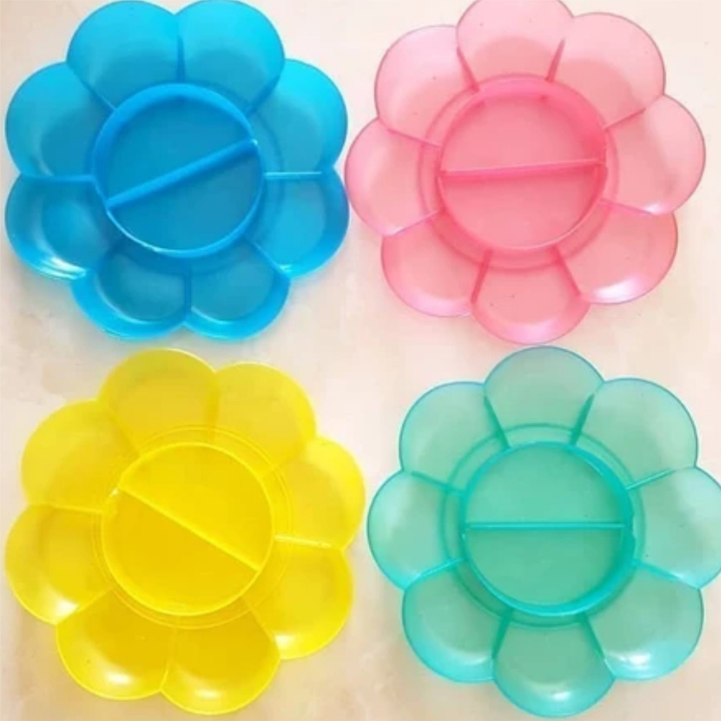 

palet lukis / palet lukis plastik cat air transparant 1Pcspalet lukis / palet lukis plastik cat air transparant 1Pcs