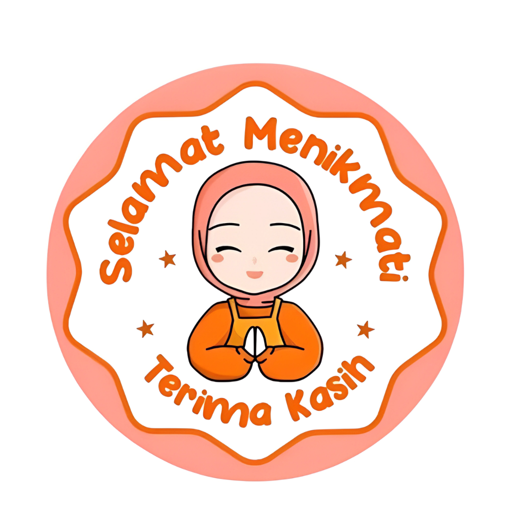 

Roll Stiker Label Selamat Menikmati 500 pcs 2.5 cm Stiker Makanan Minuman Motif Karakter Lucu