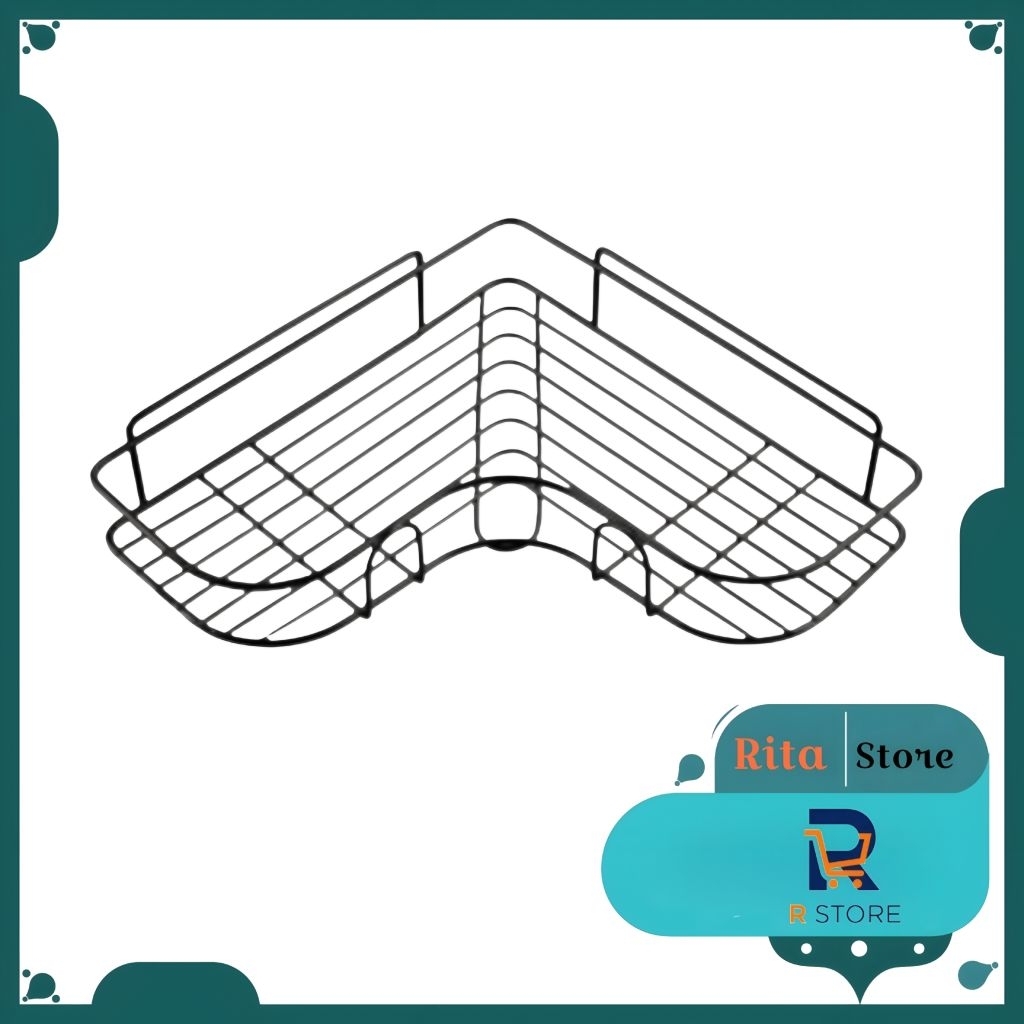 TERMURAH Rak Sudut Kamar Mandi Bahan Besi Anti Karat