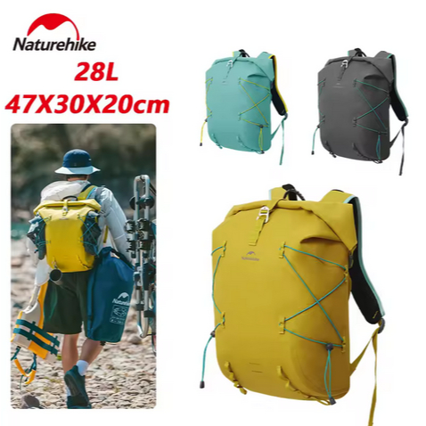 TAS RANSEL DRY BAG WATERPROOF BACKPACK 28L NATUREHIKE CNK2550XB027