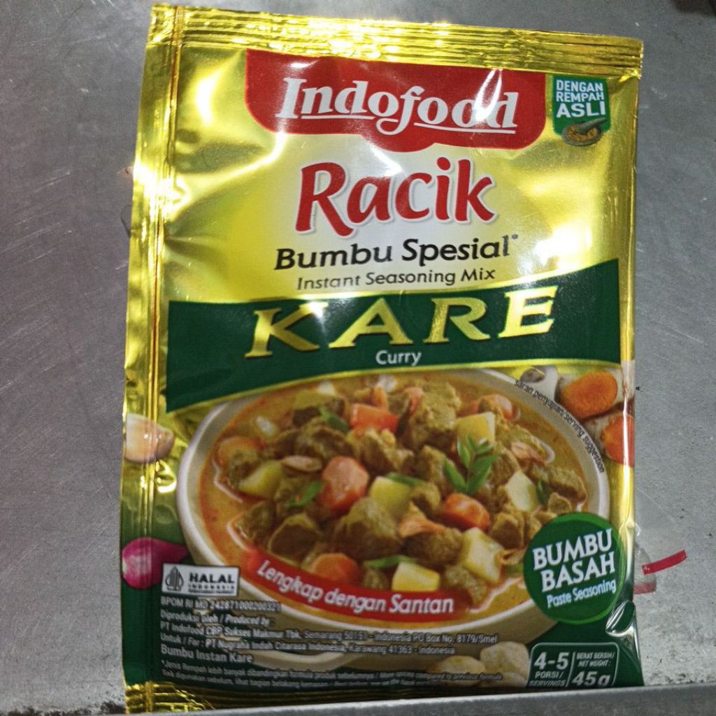 

Indofood Racik Bumbu spesial Kare 45g