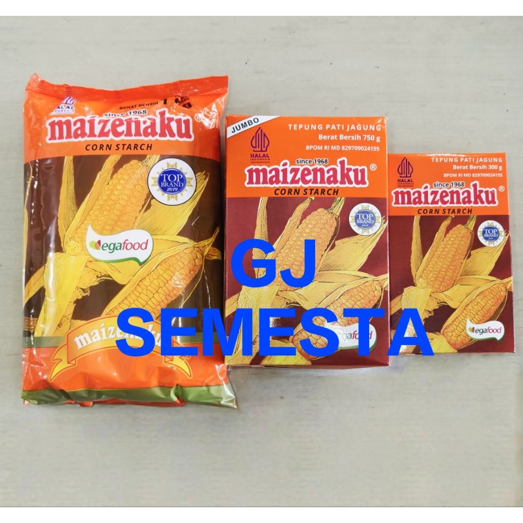 

MAIZENAKU CORN STARCH 1KG/750/300Gr