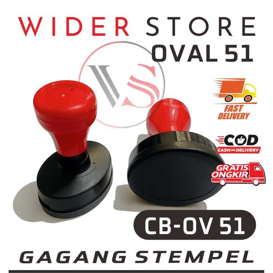 

gagang stempel flash oval 51 CB