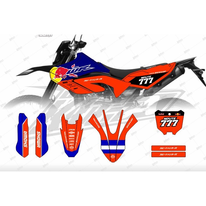 Decal Sticker Striping WR 155 003
