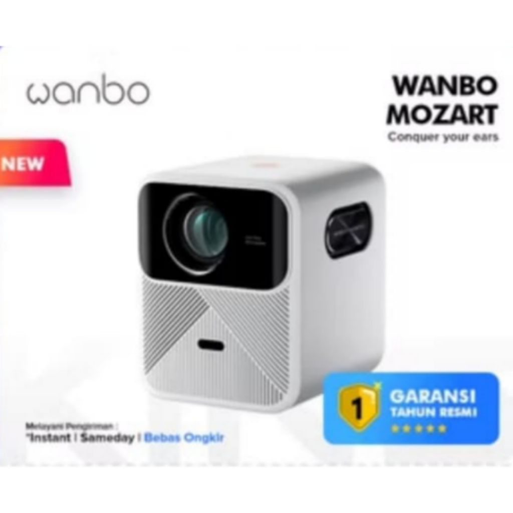 Wanbo Mozart Proyektor 1080P 900Ansi