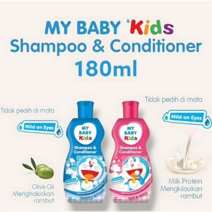My Baby Kids Shampoo & Conditioner 180ml Sampo Anak