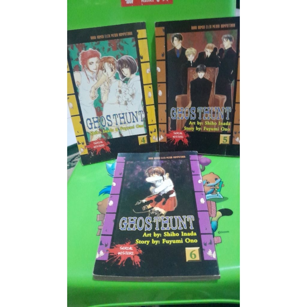 33K dapat 3 komik serial misteri legend: Ghosthunt by Shiho Inada & Fuyumi Ono