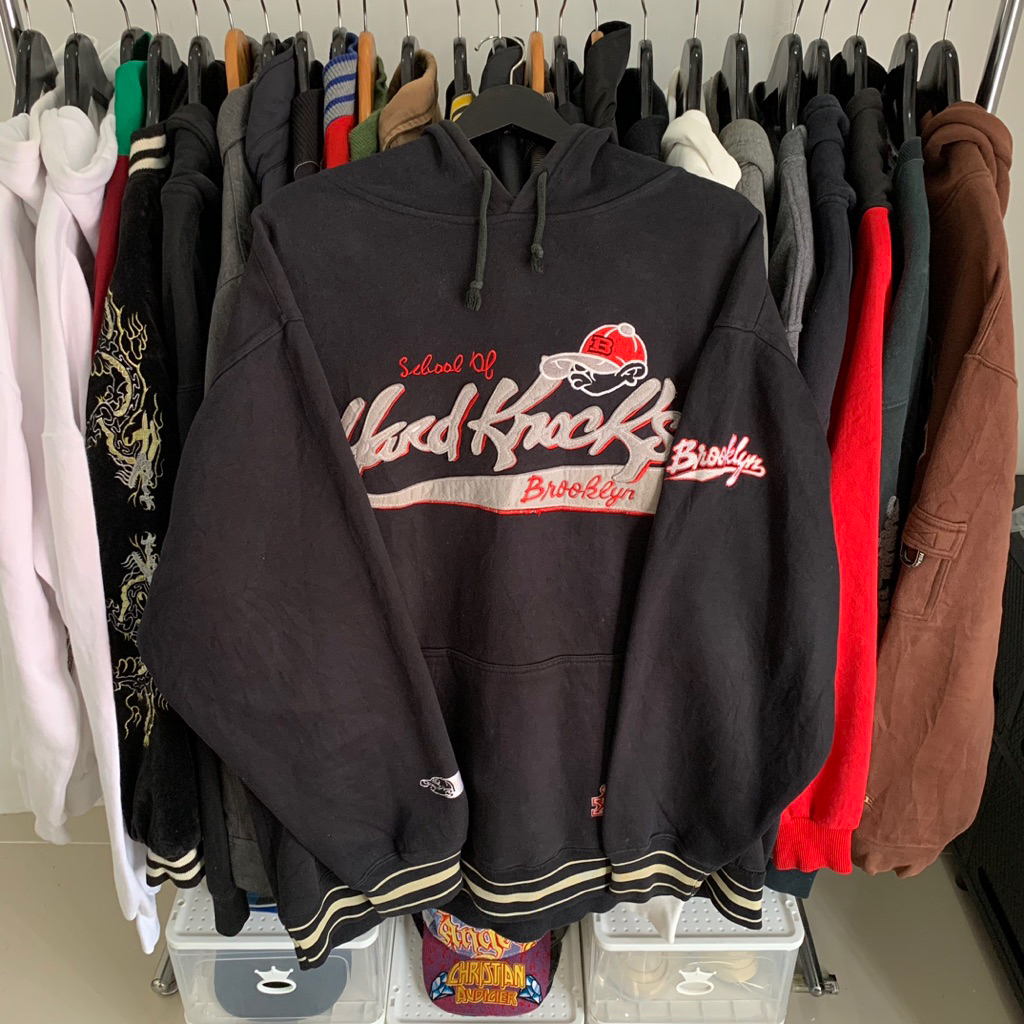 Y2k Hiphop hoodie school of hard knock