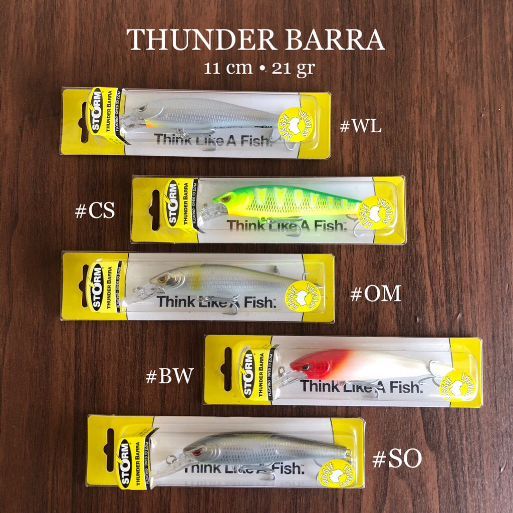 UMPAN STORM THUNDER BARRA 11cm 21gram