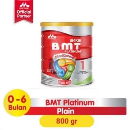 MORINAGA BMT (0-6 Bulan) | Platinum/Gold | (780/800 Gr)