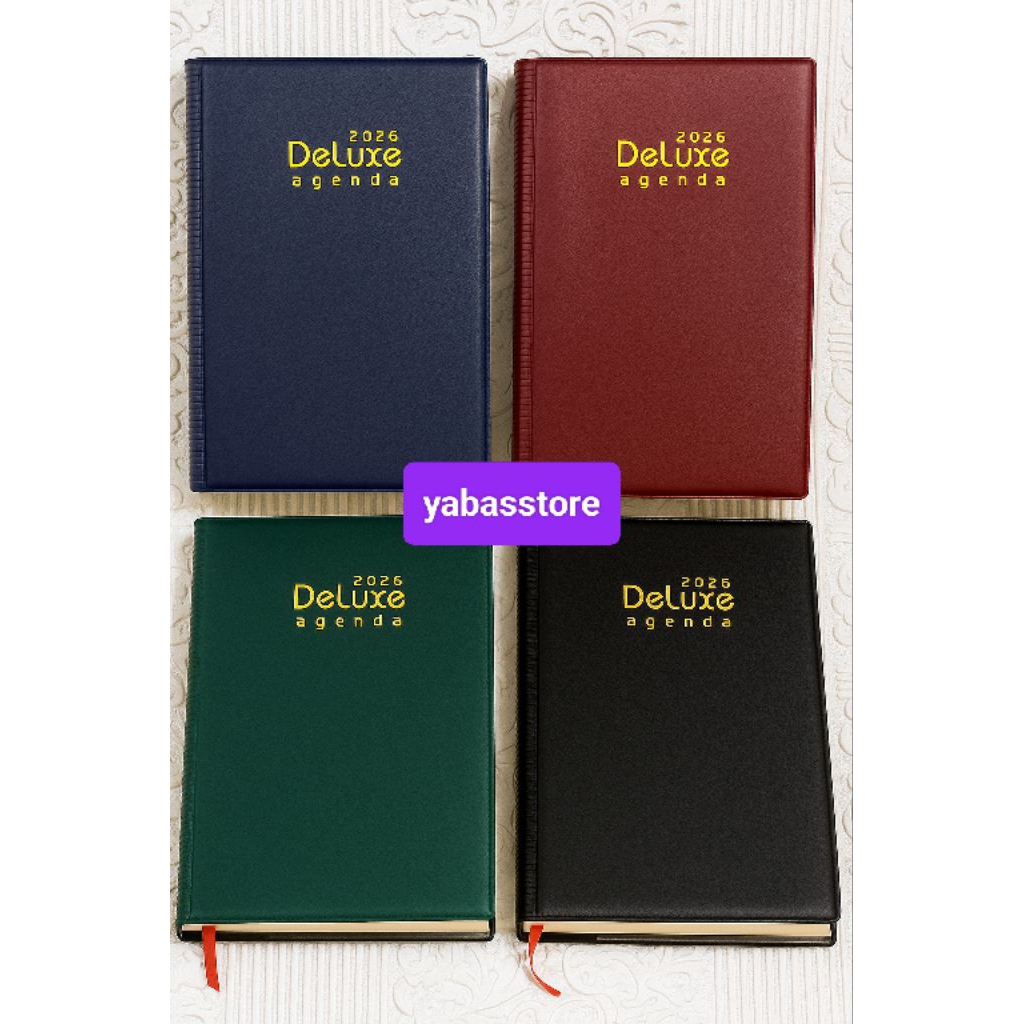 

BUKU AGENDA DELUXE - AGENDA KERJA 2026 KERTAS KREM DAN PUTIH / NOTEBOOK 2026