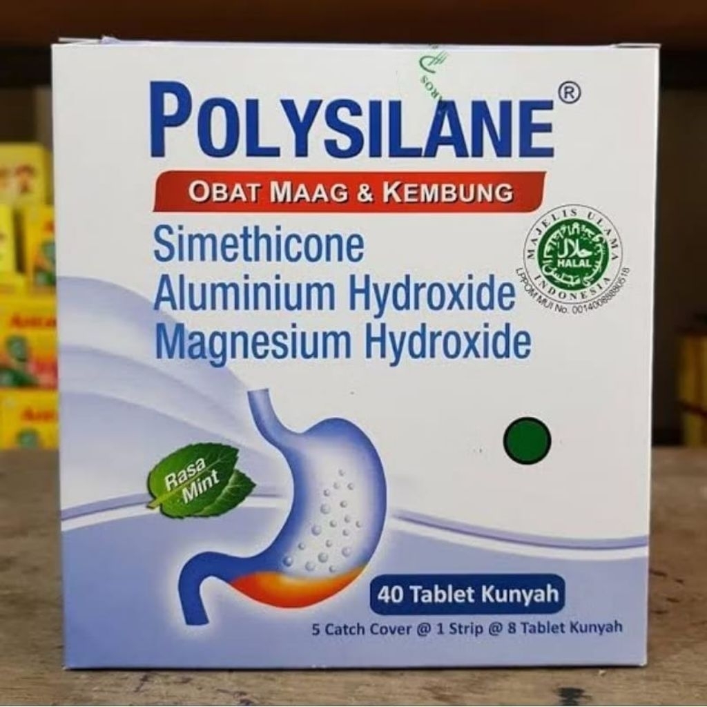 Polysilane tablet, Obat Magh Polysilane, Polysilane tab