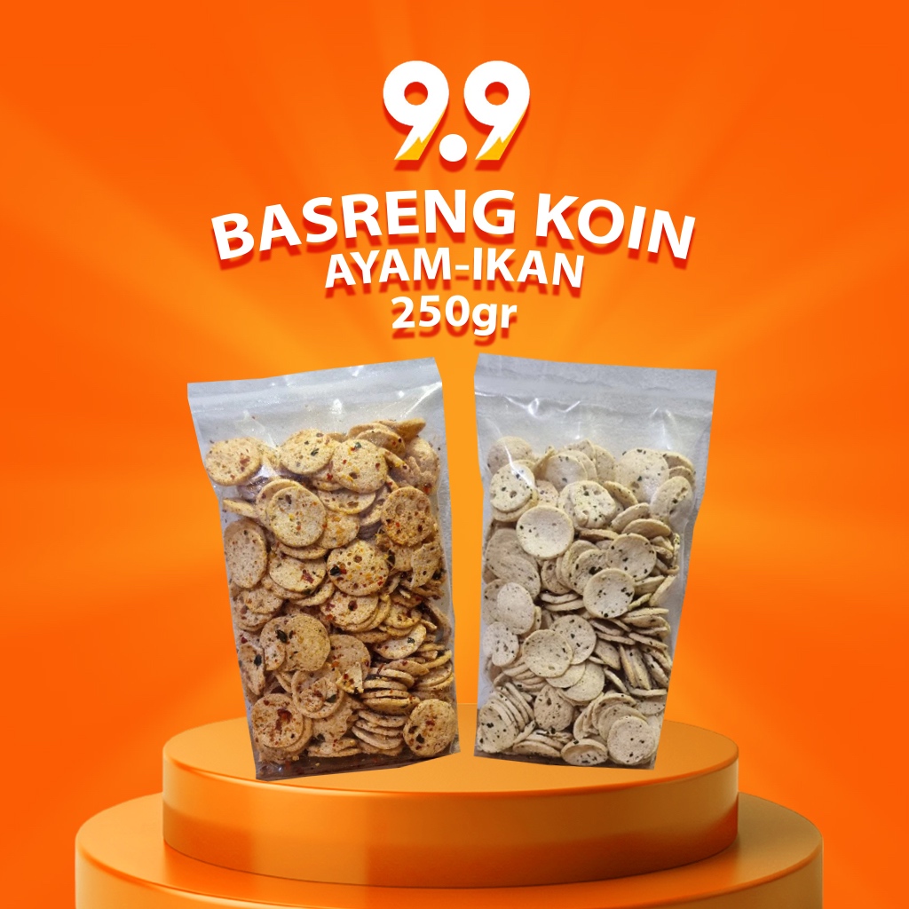 

Basreng Koin (Ayam & Ikan) 250 gr by Juragan Basreng