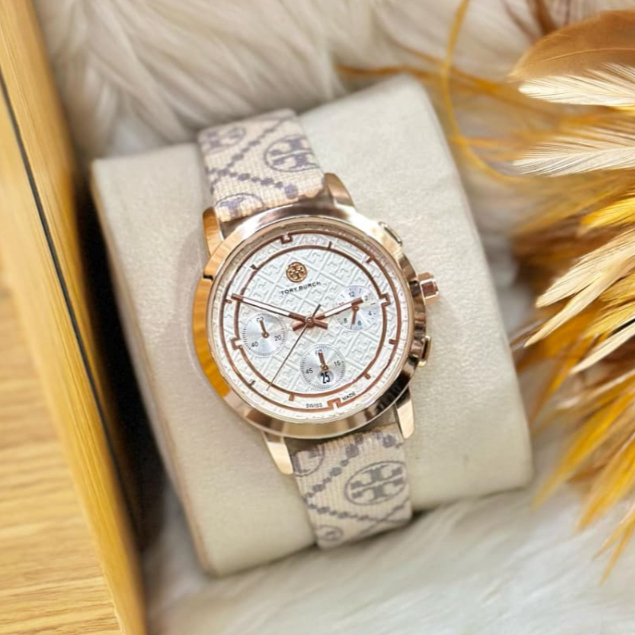 Jam Tangan Wanita Toray Fashion Kulit Import Free Box Sesuai Merk Ukuran 3,6cm
