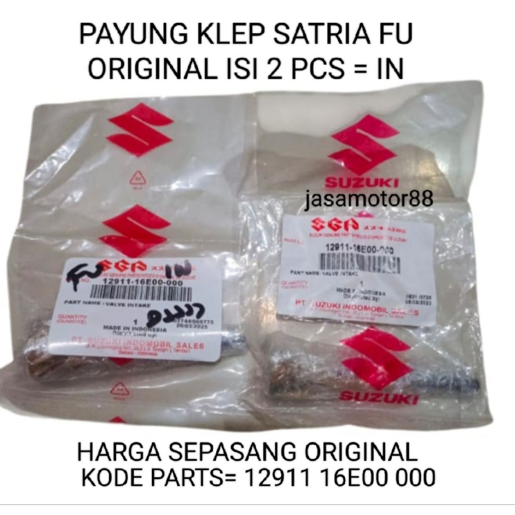 PAYUNG KLEP SATRIA FU ORIGINAL 2 PCS KODE 12911 16E00 000