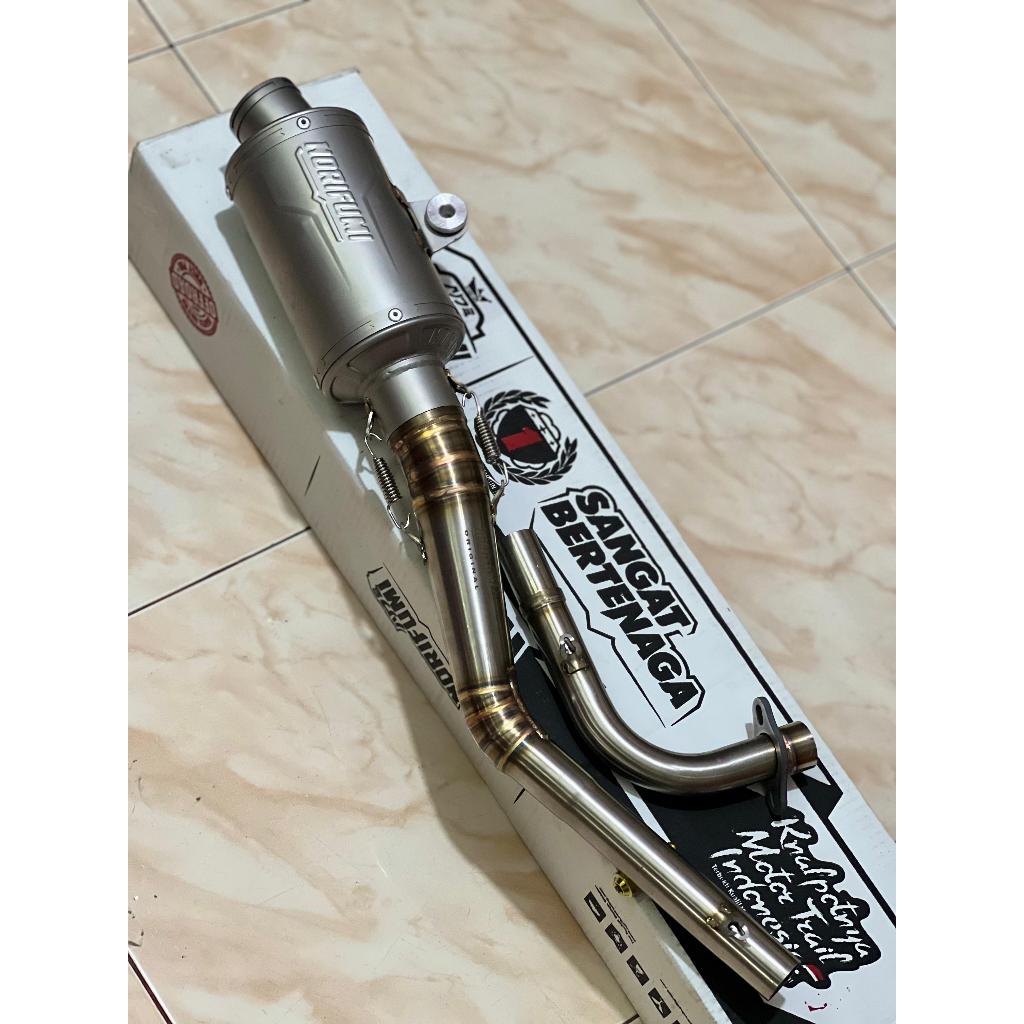Knalpot NORIFUMI Gtx Pro SS Bold Series Yamaha Zupiter Z Vega Original
