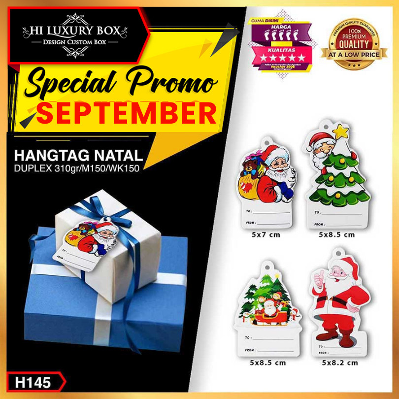 

Hangtag Natal/Hangtag Merry Christmas/Aksesoris Natal/Hiasan NatalH145