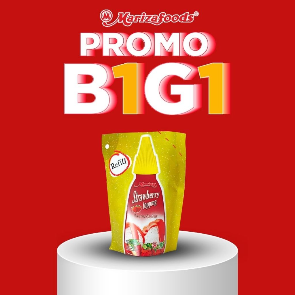 

Strawberry Topping Pouch (BUY ONE GET ONE