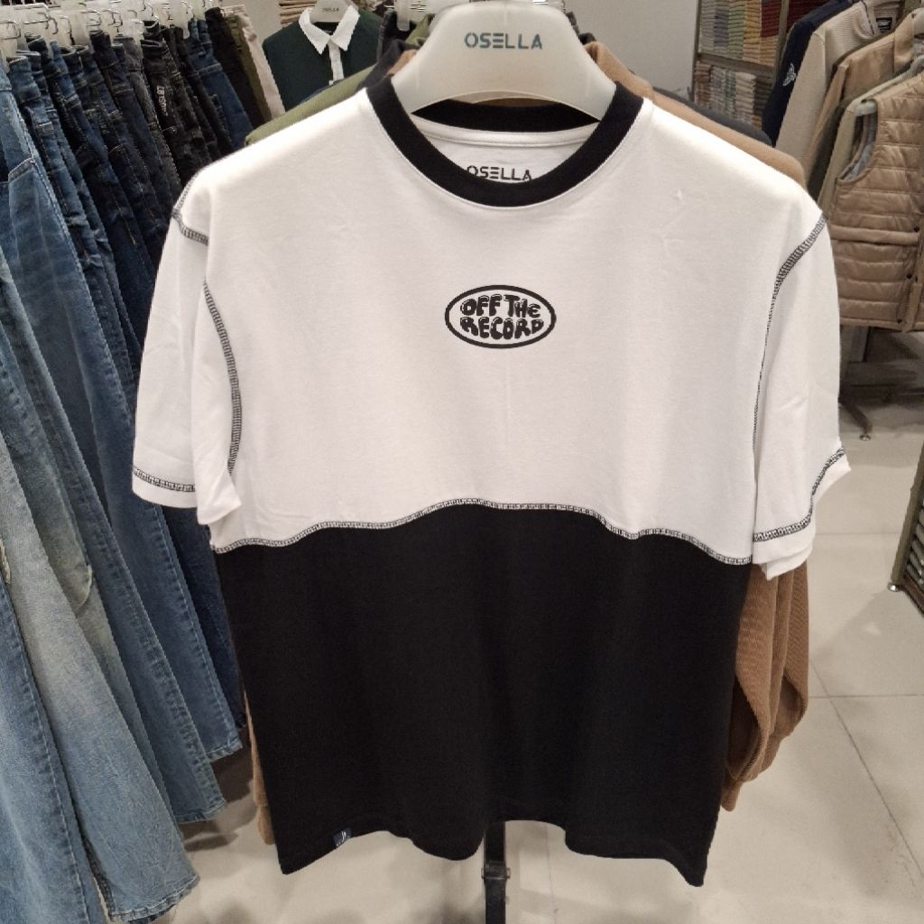 Osella Baju Kaos Atasan Pria Dewasa Lengan Pendek Original