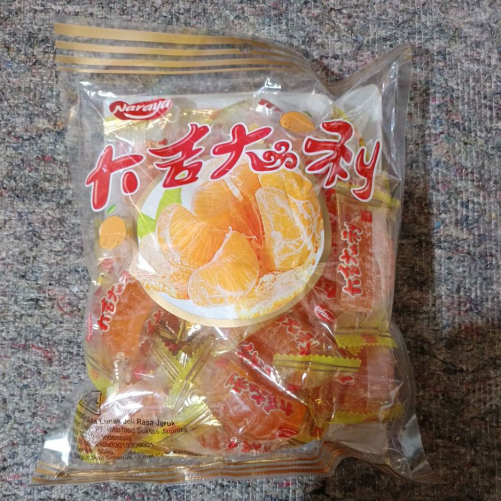

Naraya jelly jeruk 500 gram