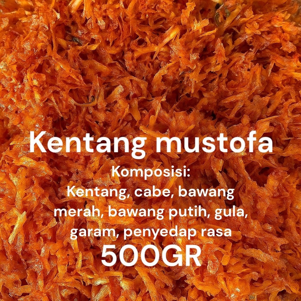 

KENTANG MUSTOFA 500gr- ORIGINAL, BAWANG, PEDAS MANIS, PEDAS MAMPUS, YANG GURIH DAN KERIUK NYA LEBIH TERASA