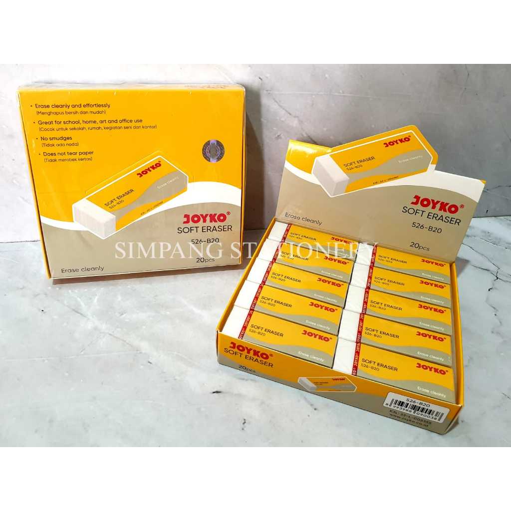 

Joyko Penghapus / setip Besar Putih 526 B20P isi 20 / pak