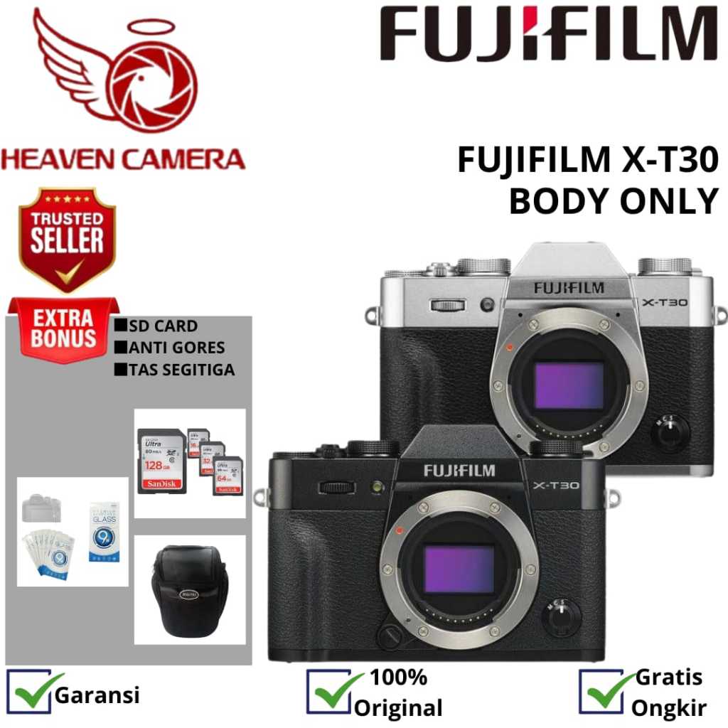 FUJIFILM X-T30 BODY ONLY / FUJIFILM XT30 BODY ONLY MIRRORLESS