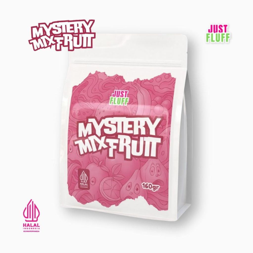

MYSTERY MIX FRUIT MARSHMALLOW JUSTFLUFF [HALAL]
