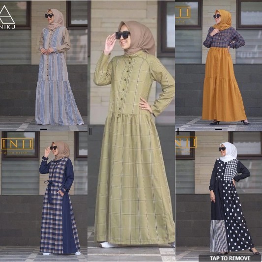 INJI MIKUNIKU DRESS YURA, MIKA, SHERLY, INARA, AISYAH, ZAINA, MOANA, ELLEN, SHAQILA, ELIA, CYRA, LES