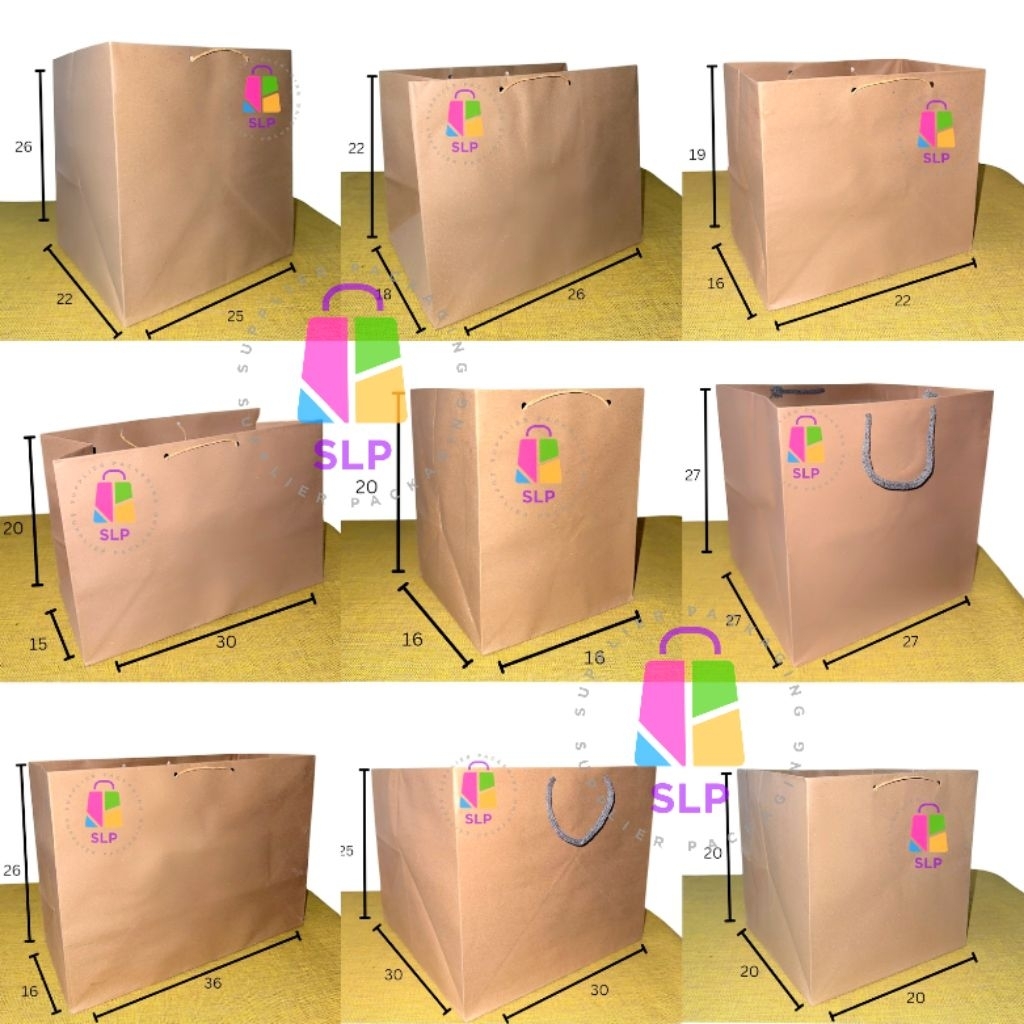 

[isi 12pcs] paperbag kardus nasi paperbag box bento kotak kue bolu souvenir hampers kue kering tumpeng jumbo