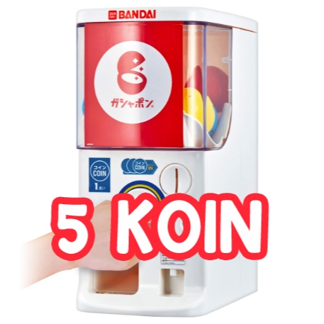 5 Koin Gachapon (  ¥500) Bandai