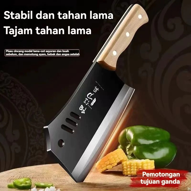 Pisau Dapur Profesional Tajam – Cocok untuk Daging, Ikan, dan Sayuran