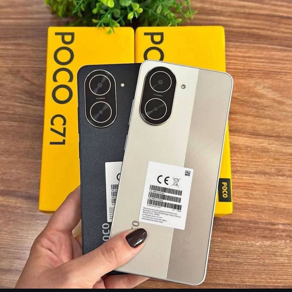 xiaomi poco c71 garansi resmi ram 8 internal 128gb 5000mah PALING MURAH