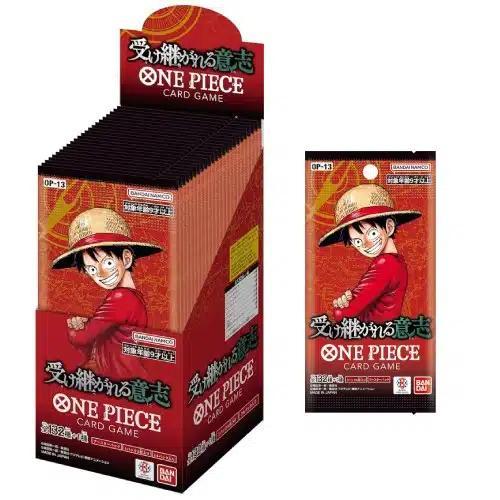 Bandai Namco One Piece Card Game Inherited Will OP-13 OP13 - Booster Box Berisi 24 Pack- original