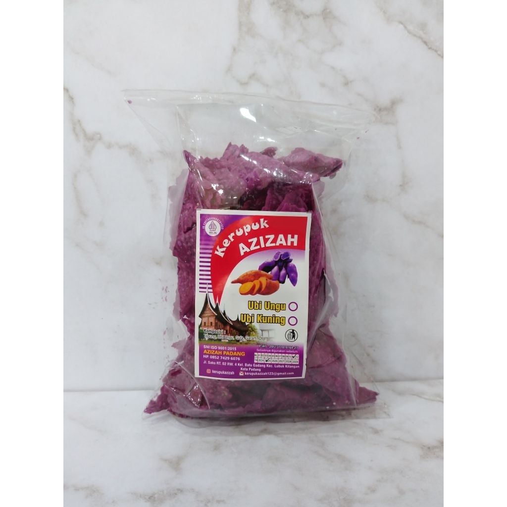 

kerupuk ubi ungu azizah