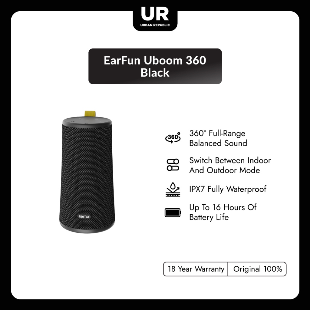 EarFun Uboom 360 - Black