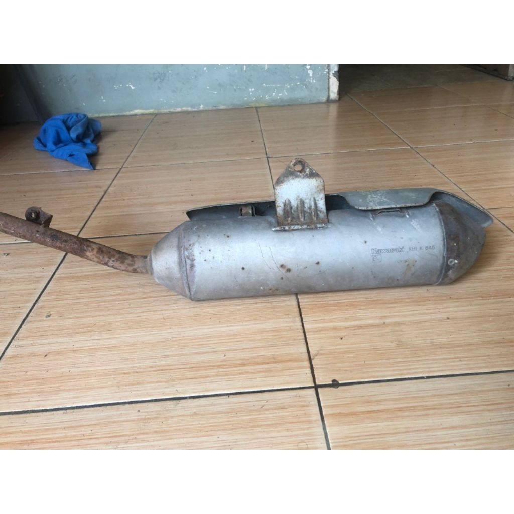 Knalpot Standar KLX 150 BF Kawasaki Original Silincer