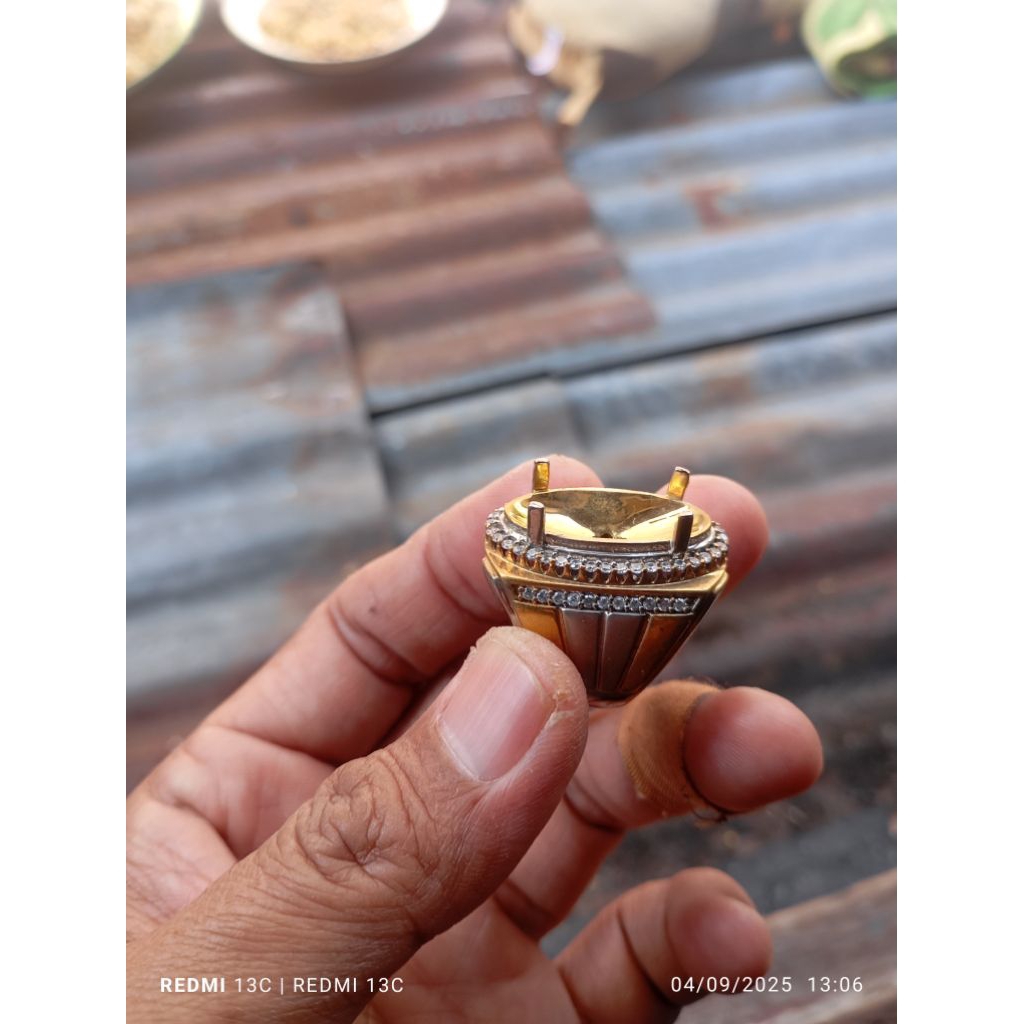 5 pc Emban Perak Hongkong Untuk Batu Akik