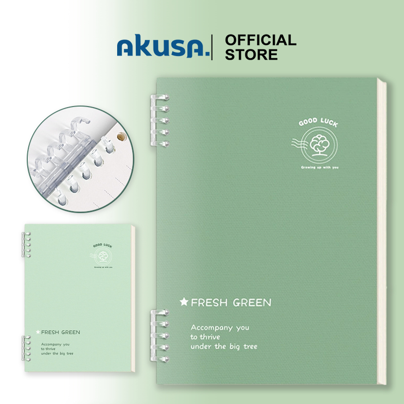 

AKUSA Binder Note A5/B5 60 Lembar Daily Book Buku Catatan Harian Halaman Bergaris BN010