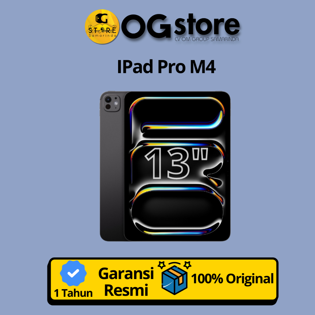 iPad Pro M4 11inch Gen 7  256gb New Resmi Indonesia