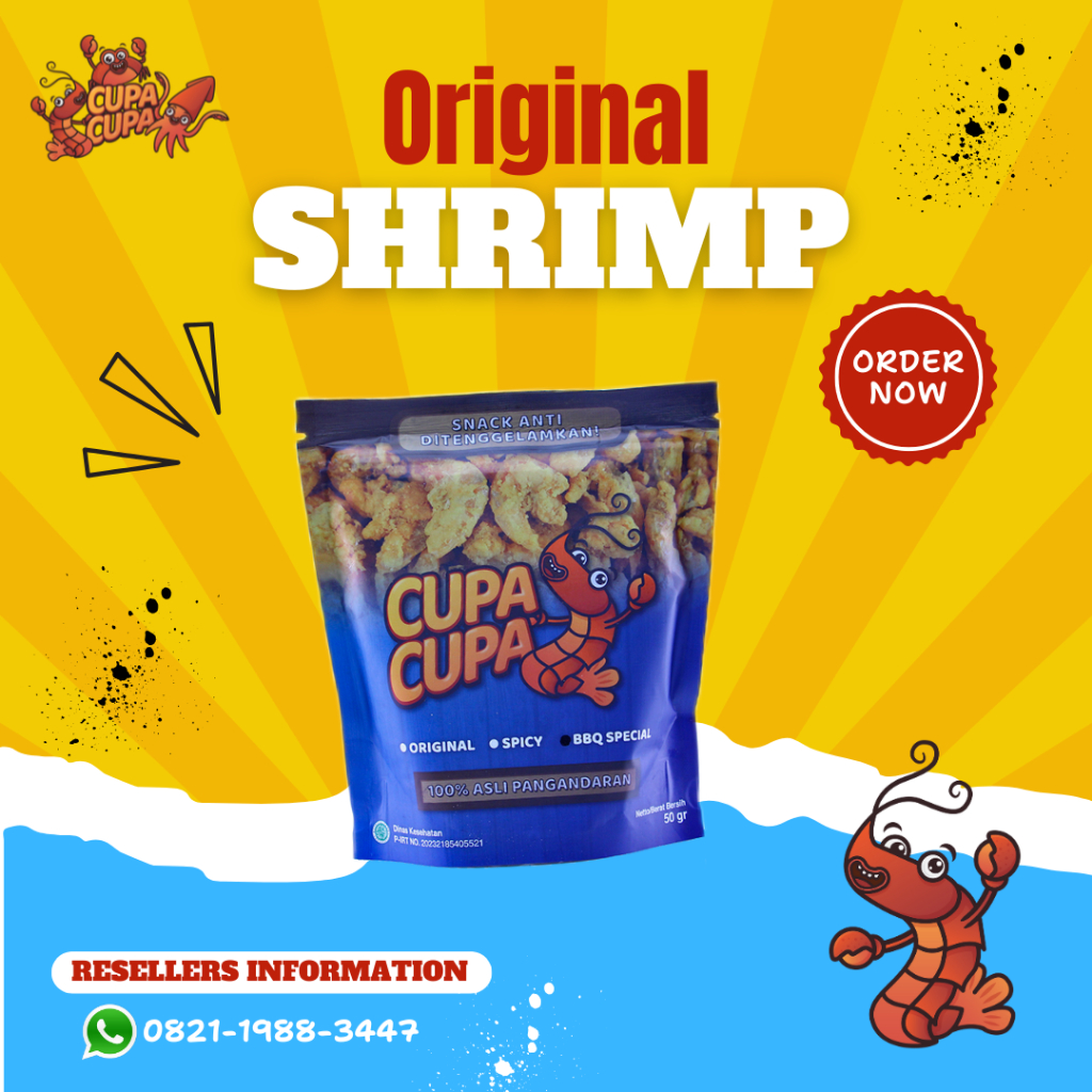 

Cupa Cupa Snack Crispy Shrimp Original